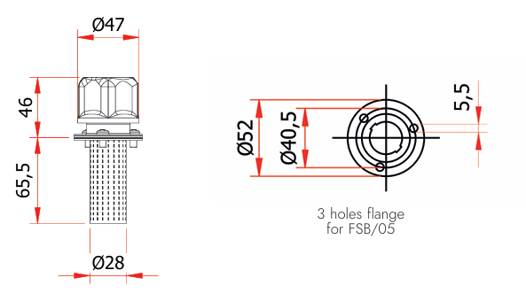 FSB-05 dimensies